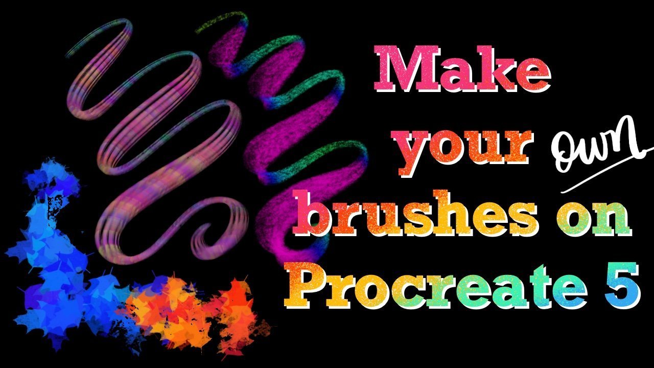 Online Course Procreate Brushes! Make your own brushes on Procreate 5! from Skillshare Class