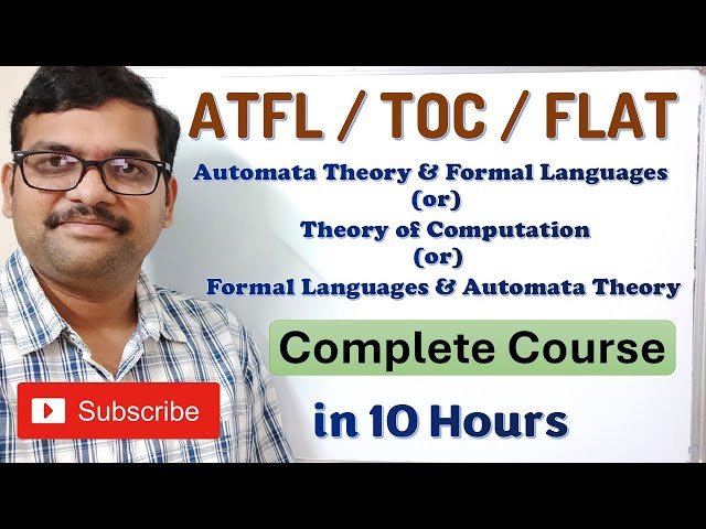 ऑटोमेटा सिद्धांत और औपचारिक भाषाओं को सरल बनाया गया - पूर्ण पाठ्यक्रम