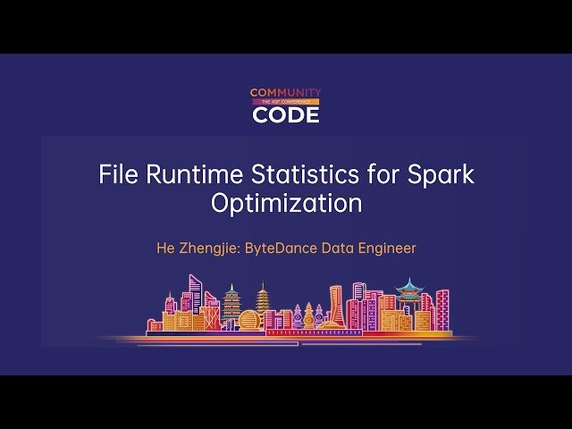 File Runtime Statistics for Spark Optimization in OLAP and Data Analysis