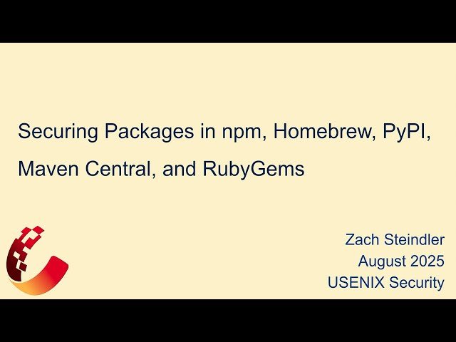 Securing Packages in npm, Homebrew, PyPI, Maven Central, and RubyGems
