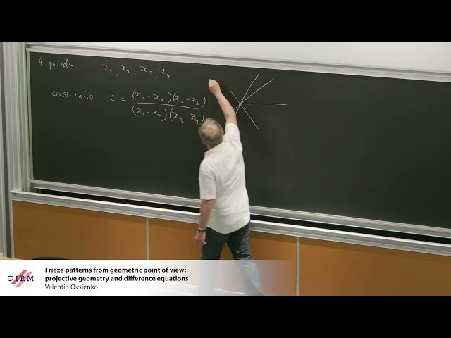 Frieze Patterns from a Geometric Point of View - Projective Geometry