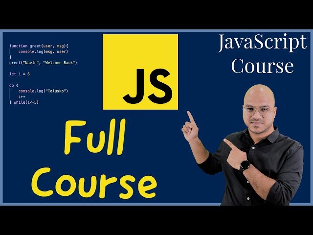 Free Video: JavaScript Tutorial for Beginners from Telusko | Class Central