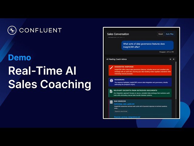 Build an AI Meeting Coach with Flink SQL, OpenAI, and Confluent