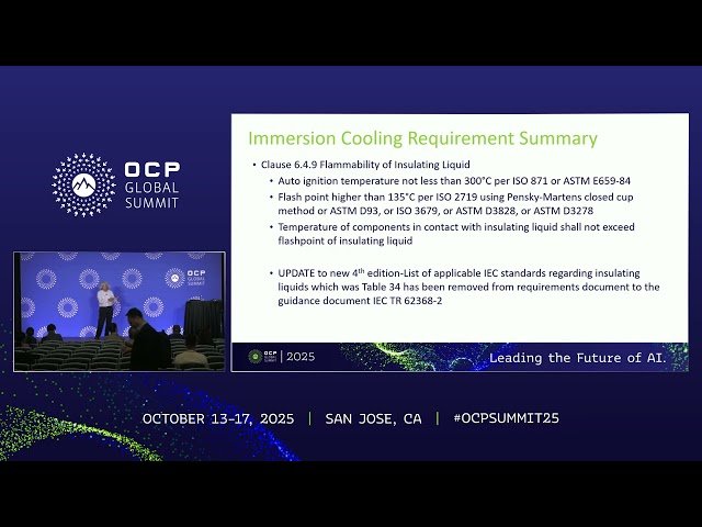 Updates in Safety Compliance for Immersion Cooling Systems