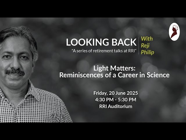 Light Matters - Reminiscences of a Career in Science