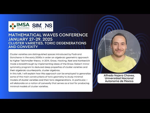 Cluster Varieties, Toric Degenerations and Convexity in Algebraic Geometry