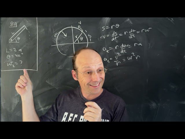 Physics Problem: Angular Velocity of a Rotating Rod Using Conservation of Energy