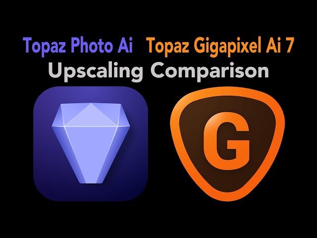 TOPAZ PHOTO AI and GIGAPIXEL AI - Upscaling and Enhancing Comparison