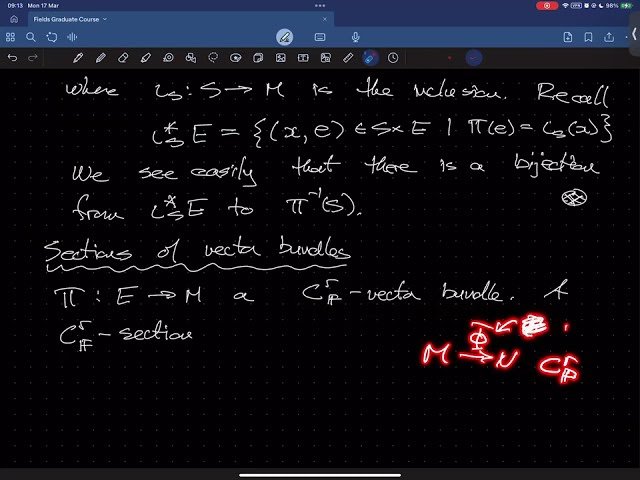 Infinite-Dimensional Analysis and Differential Geometry - Lecture 19