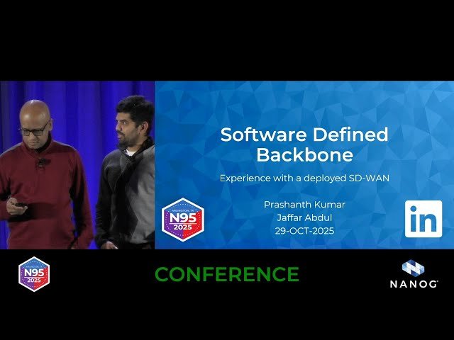 Software Defined Backbone - Experience with a Deployed SD-WAN