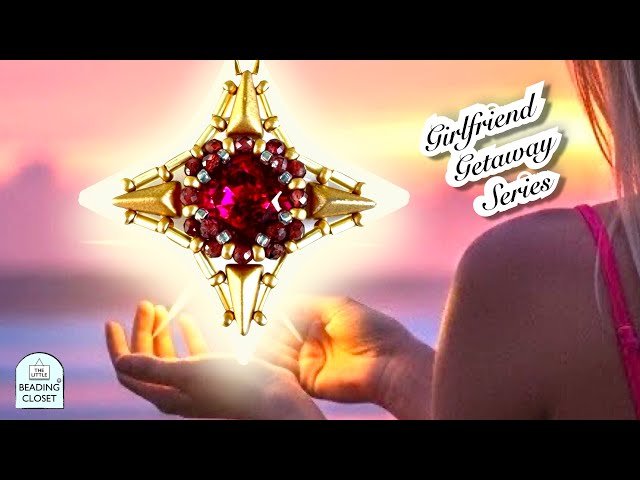 Magical Beaded Star Tutorial - You're a Star Pendant and Earrings