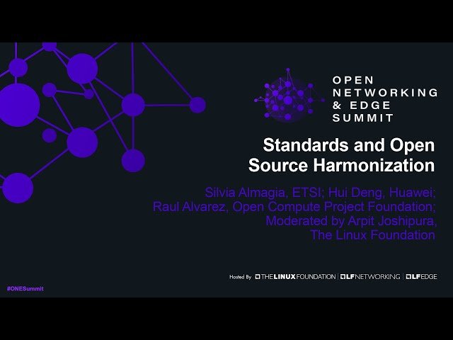 Standards and Open Source Harmonization