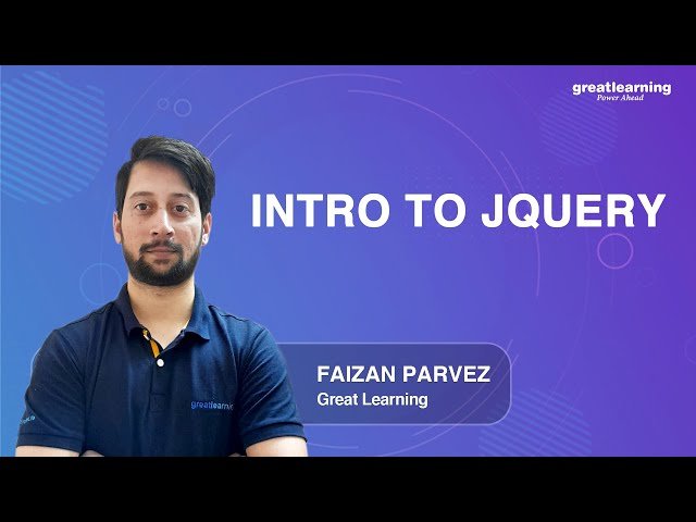 Intro to jQuery - jQuery Tutorial for Beginners