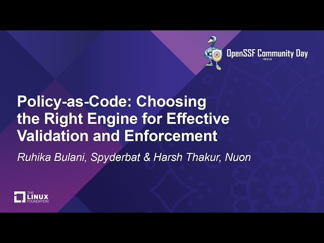 Policy-as-Code - Choosing the Right Engine for Effective Validation and Enforcement