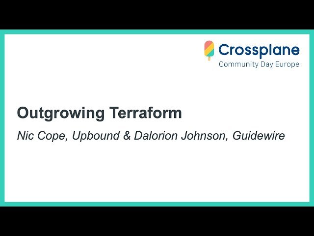 Outgrowing Terraform