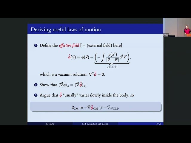 Self-Interaction and Motion
