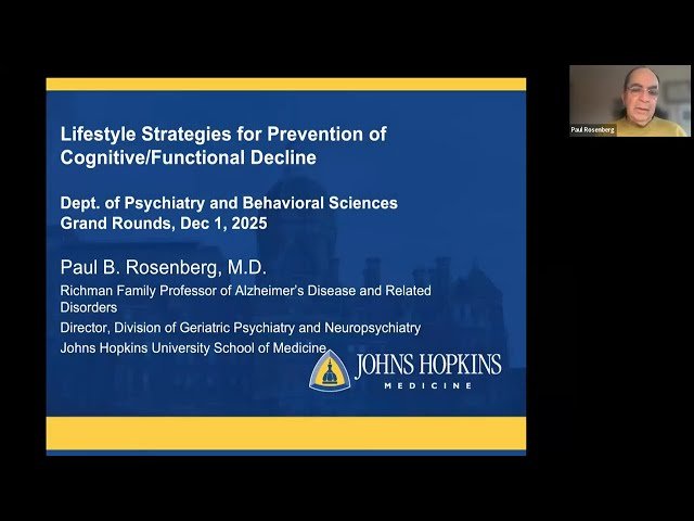 Lifestyle Strategies for Prevention of Cognitive and Functional Decline