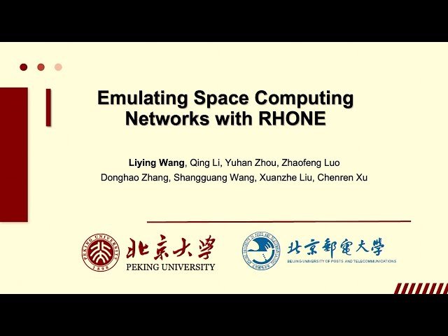 Emulating Space Computing Networks with RHONE