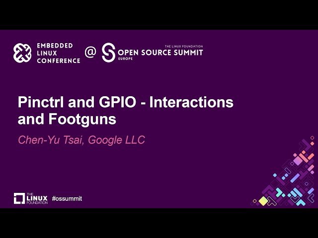 Pinctrl and GPIO - Interactions and Footguns