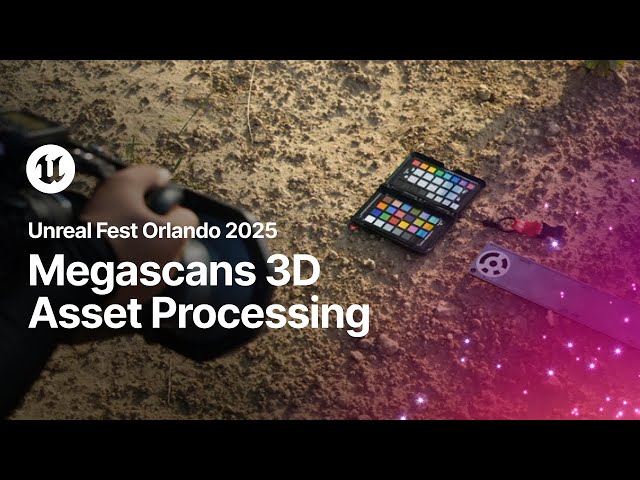 Megascans 3D Asset Processing - Photogrammetry Pipeline and Optimization for Real-Time Applications