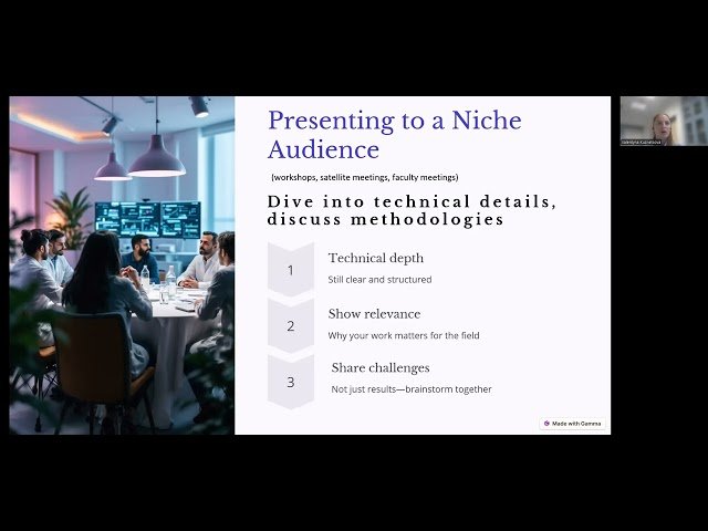 How to Give a Good Presentation