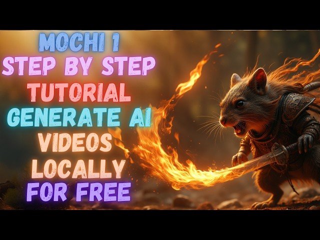Using Mochi 1 Open Source Video Generation Model - Windows, RunPod, and Cloud Setup Guide