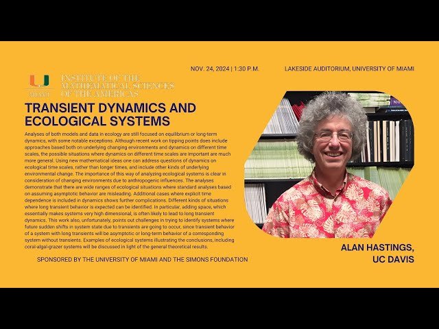 Transient Dynamics and Ecological Systems