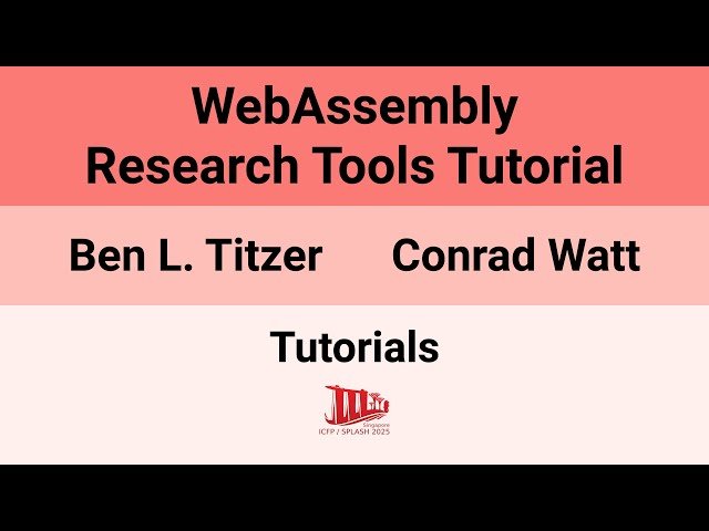 WebAssembly Research Tools Tutorial
