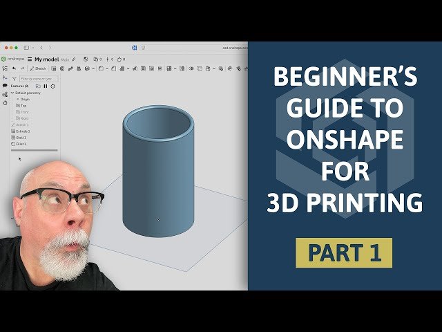 Beginner's Guide to 3D Modelling for 3D Printing with Onshape - Part 1
