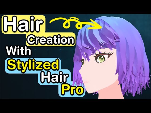 Stylized Hair Pro for Blender - Complete Guide and Workflow for 3D Character Hair Creation