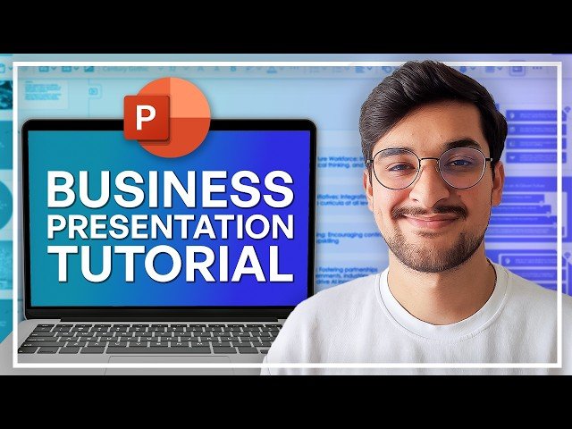 PowerPoint Business Presentation Tutorial - Choose Templates, Structure Slides and Use Visuals