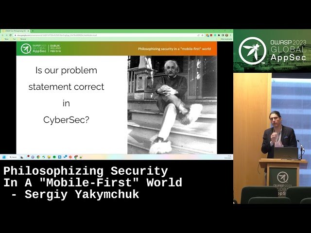 Philosophizing Security in a Mobile-First World