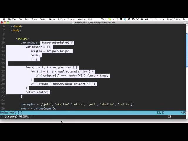 JavaScript from Null: Filtering Arrays and Debugging with Firebug