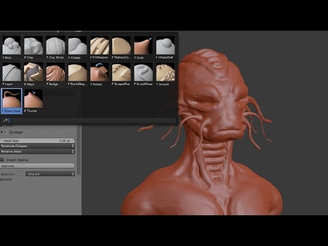 Blender Sculpting Brushes - Getting Started