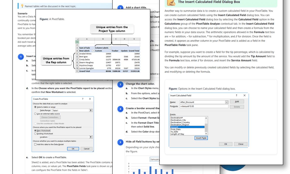 Microsoft Excel: Data Analysis with PivotTables