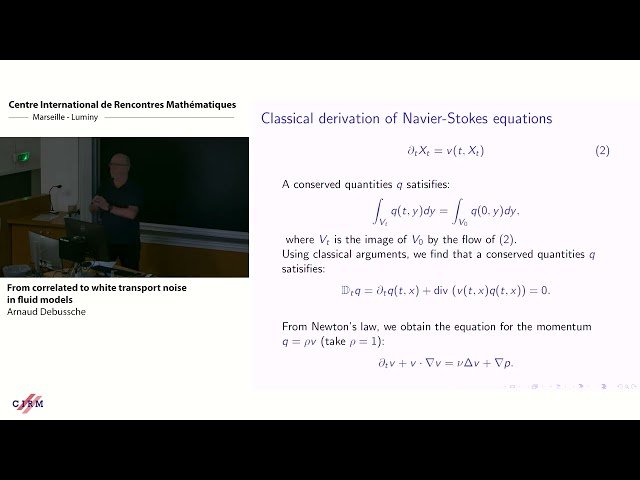 From Correlated to White Transport Noise in Fluid Models