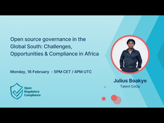 Open Source Governance in the Global South - Challenges, Opportunities and Compliance in Africa