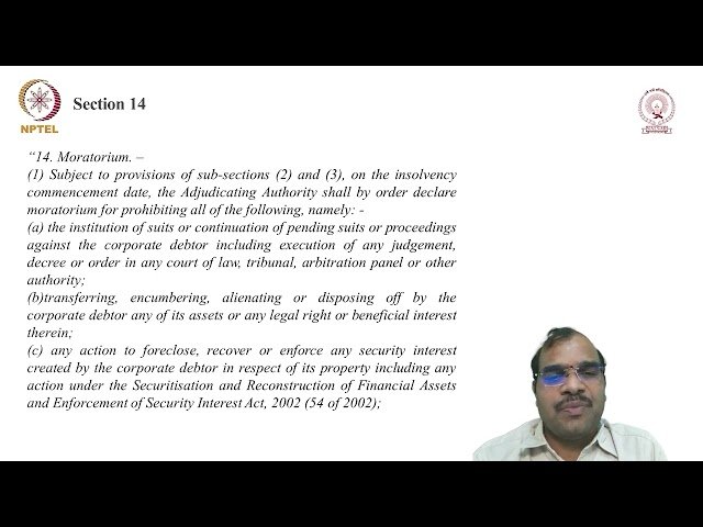 Commencement of CIRP - Moratorium Part 1