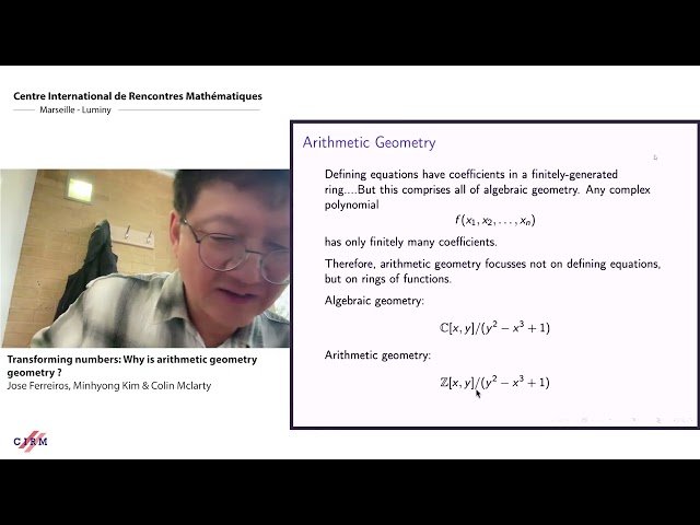 Transforming Numbers - Why is Arithmetic Geometry Geometry?