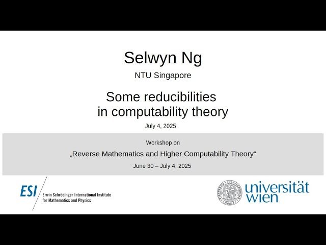Some Reducibilities in Computability Theory