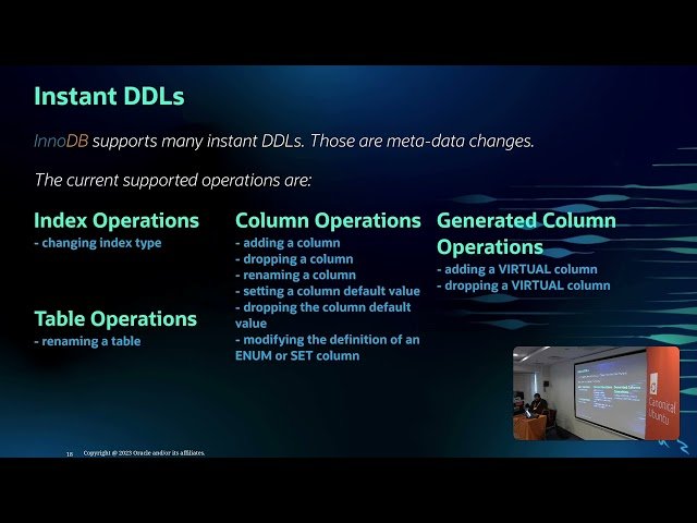 What's Hot in MySQL - A Sneak Peek at Game-Changing Features