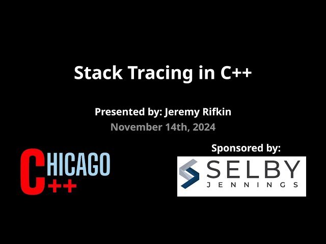 Stack Tracing in C++