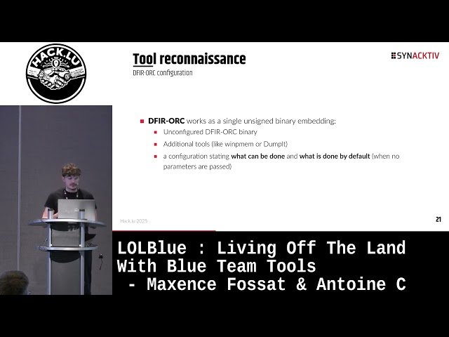 LOLBlue - Living Off The Land With Blue Team Tools