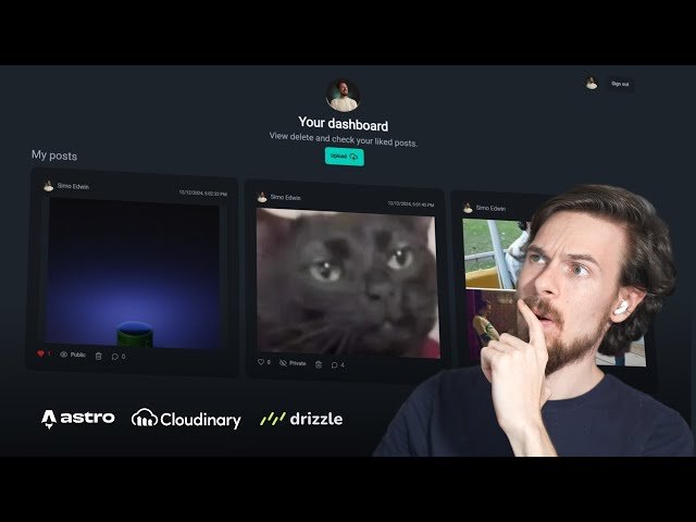 Building a Full-Stack SSR Application with Astro and Cloudinary Integration