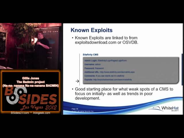 The Badmin Project - Exploring Network Security Vulnerabilities