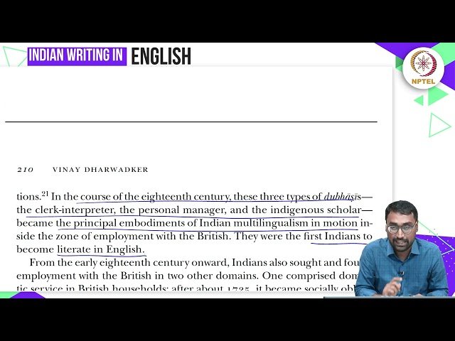 The Historical Formation of Indian English Literature - Part 1