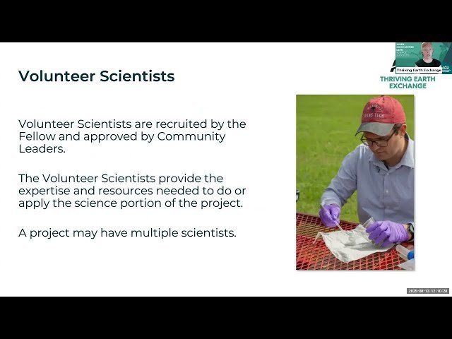 Science with Purpose - How Scientists Can Help Power Community Solutions