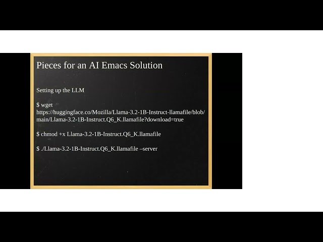 Emacs and Private AI - A Great Match