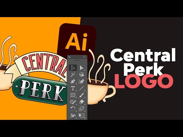 Creating the Central Perk Logo in Adobe Illustrator