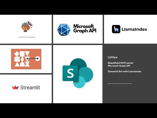 LLMOps - SharePoint MCP Server with Microsoft Graph API and LlamaIndex Bot